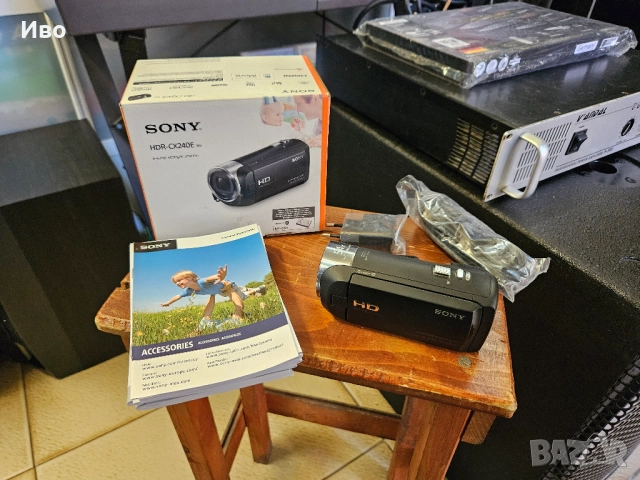 Видеокамера Sony HDR-CX240E Пълен комплект, отлично състояние., снимка 10 - Камери - 52077128