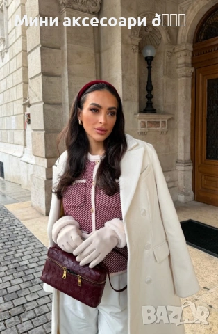 Bottega Veneta мини чанта, снимка 5 - Чанти - 53356891