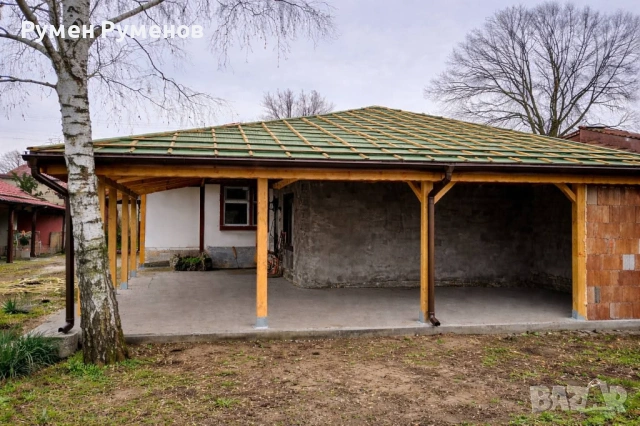 ТОП НАВЕСИ  дървени  навеси, метални навеси навеси navesi, снимка 6 - Ремонти на покриви - 54202593