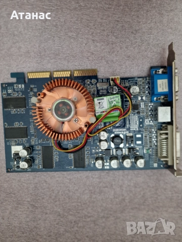 FX5500 128MB 128bit Galaxy + FX5600XT 128MB - сменени вентилатори, снимка 4 - Видеокарти - 51690506