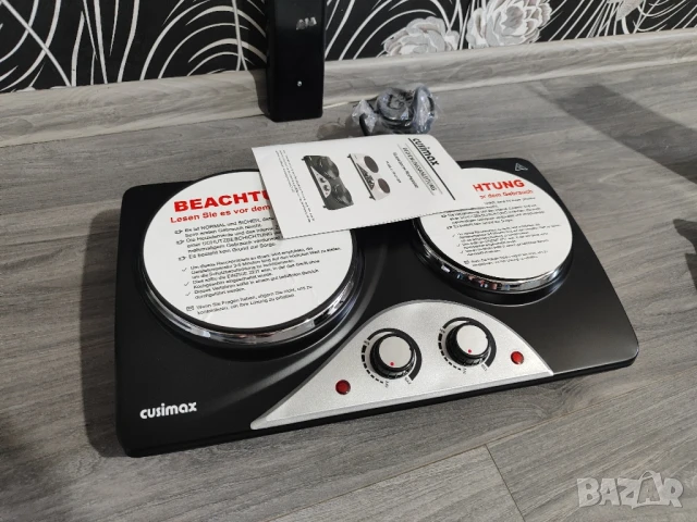 ПРОМО ! CUSIMAX 2500 W двойна електрическа плоча !, снимка 3 - Котлони - 51340615