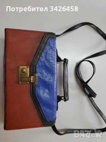 Дамска чанта - цвят турско синьо, снимка 5 - Чанти - 50611927