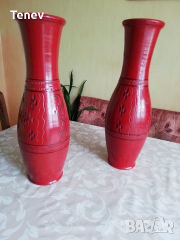 Керамична висока ретро делва + подарък втора делва, снимка 4 - Вази - 32063178