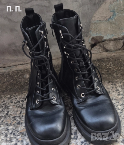 Дамски черни боти Paolo Bocelli, снимка 4 - Дамски боти - 52130199