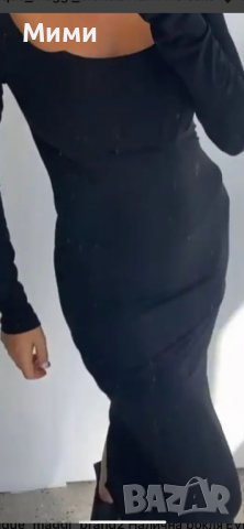 EVIS уникална нова черна рокля, снимка 7 - Рокли - 38497270