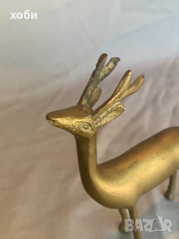 месингов елен , снимка 6 - Антикварни и старинни предмети - 50929352