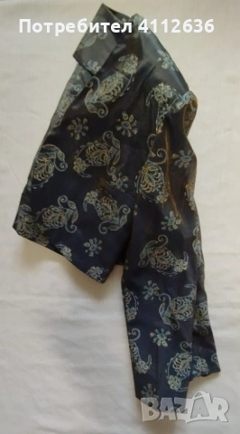 Вечерна винтидж рокля от зелена италианска коприна , снимка 12 - Рокли - 54045527