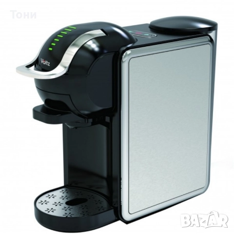 Кафемашина 8 в 1 Voltz, 1450W,19 бара,резервоар 0.8л.,5 адаптера, снимка 1