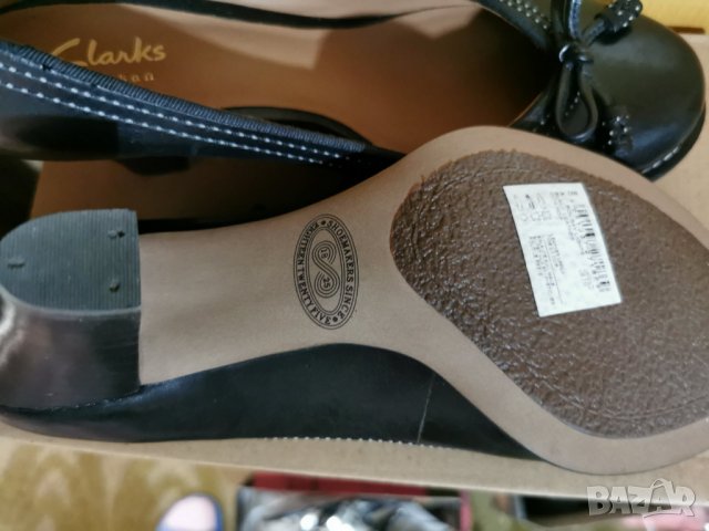 марка ​CLARKS Естествена кожа обувки , снимка 3 - Дамски обувки на ток - 30271984