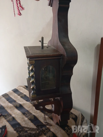 Стар стенен часовник, снимка 4 - Стенни часовници - 53946206