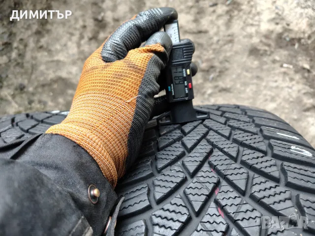 2бр.зимни гуми BRIDGESTONE 215/55/18 99V DOT 2722, снимка 3 - Гуми и джанти - 49377142