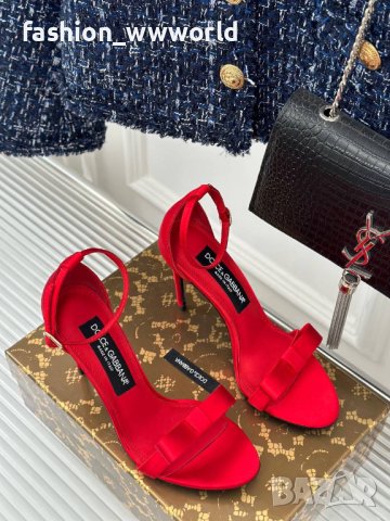 Дамски обувки на висок ток -Dolce Gabbana-реплика, снимка 3 - Маратонки - 44311357