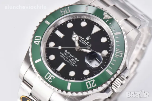 Clean Rolex Submariner Starbucks Black Dial 41mm Size Часовник, снимка 15 - Мъжки - 48896003