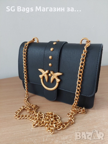 Pinko дамска чанта през рамо код 254, снимка 10 - Чанти - 40704491