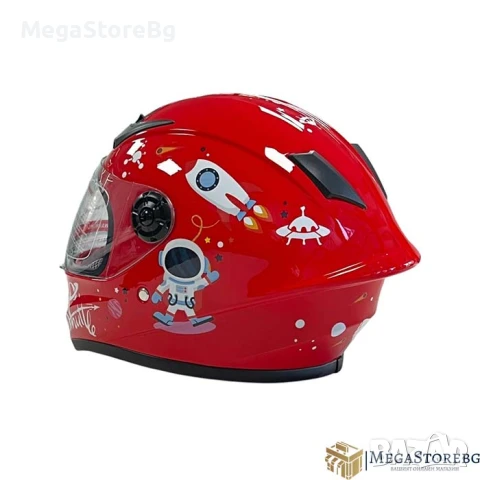 Детска каска 506 - размер S - Червена, снимка 5 - Аксесоари и консумативи - 50526542