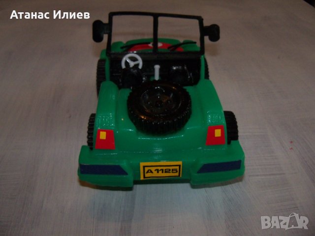  Пластмасово бъги соц зелено отлично, снимка 5 - Коли, камиони, мотори, писти - 30147623