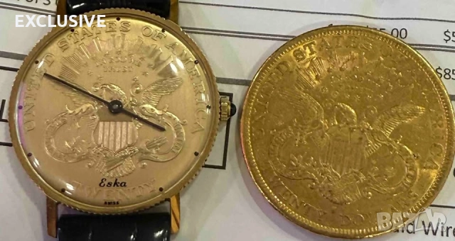 Чисто нов!!! Eska Twenty Dollars $20 Златна монета 18K жълто злато
