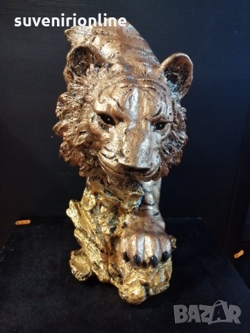 Декоративна статуетка тигърска глава , снимка 1 - Статуетки - 35560745