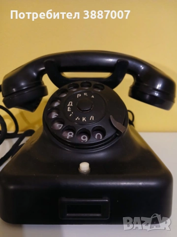 Телефон-Стар/Шайба/Бакелит/Винтидж, снимка 2 - Антикварни и старинни предмети - 53915595