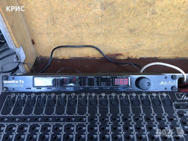 StudioMaster Mixdown 16-4-8 +ART Quadra FX+Куфар, снимка 4 - Ресийвъри, усилватели, смесителни пултове - 37805278