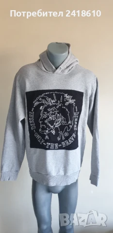 Diesel   Hoodie Cotton Mens Size / L  ОРИГИНАЛ! Мъжки Суичър, снимка 2 - Суичъри - 50800102