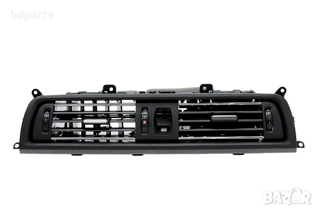 Централен преден въздуховод, BMW 5 F10/F11, Хром, снимка 7 - Части - 56142710