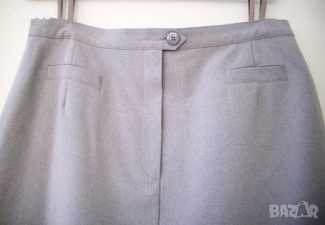 Дамска права пола с шлицове, снимка 2 - Поли - 32097734