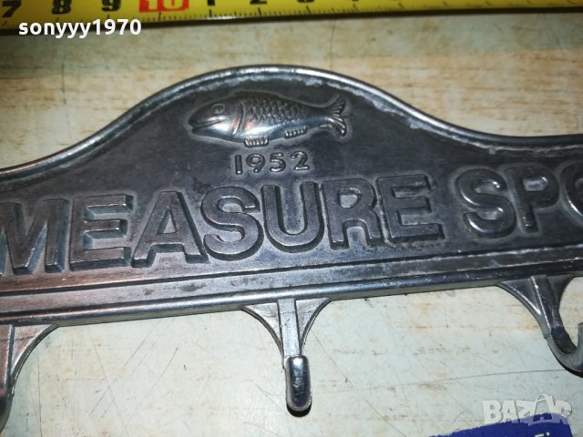 fish maeasure spoon-1952-внос france, снимка 7 - Колекции - 30304820