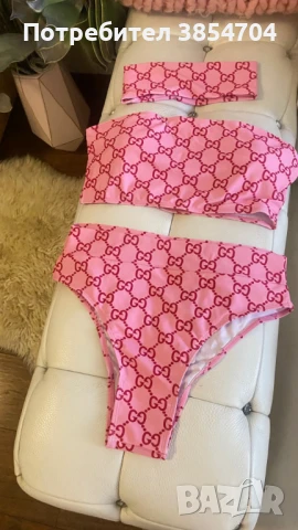 бански бикини XS/S/M* Gucci Black TECHNICAL , снимка 13 - Бански костюми - 51366061