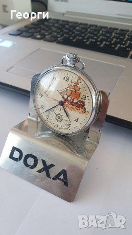 Уникален антикварен джобен часовник Молния , снимка 4 - Антикварни и старинни предмети - 38480430