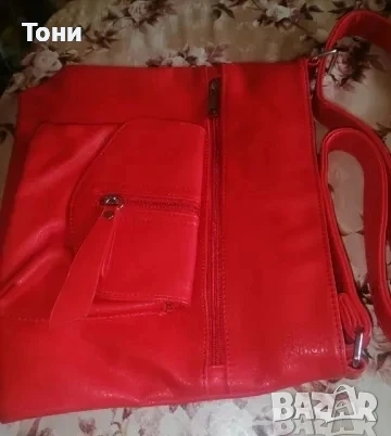 Нова Кожена Дамска Чанта , снимка 7 - Чанти - 52790986