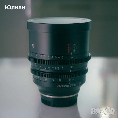 7artisans 25mm T1.05 APS-C Cine Vision - Fuji X, снимка 2 - Обективи и филтри - 53017944