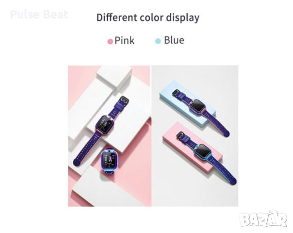 Водоустойчив детски 2G смарт часовник с вградена камера / Цветове - син, розов;, снимка 8 - Смарт часовници - 52045041