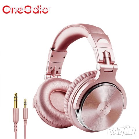 Слушалки Hi-res OneOdio Studio Pro 10 Rose Gold, 20 Hz-40 KHz, 32 Ом, 1600 mw, 6.35/3.5 mm, снимка 11 - Слушалки и портативни колонки - 42484908