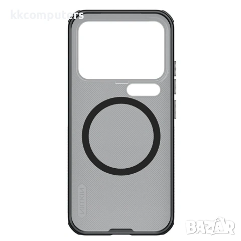 NILLKIN Super Frosted Shield Pro за Xiaomi 17 Pro - Матов PC+TPU, Магнитен, Прозрачно-черен, снимка 4 - Калъфи, кейсове - 53885407