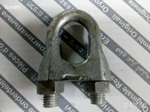 Скоба за стоманено въже 26мм, снимка 2 - Резервни части за машини - 50425976