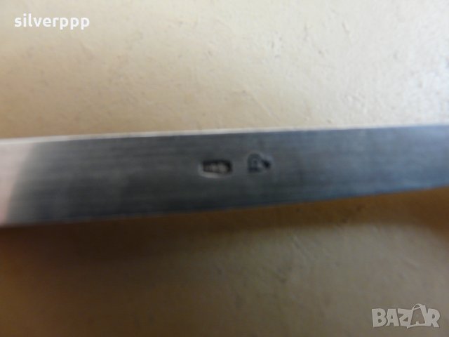  Руска сребърна лъжичка , снимка 3 - Антикварни и старинни предмети - 32076804