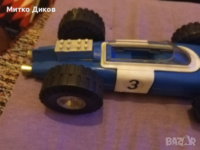 Формула-1 детска пластмасова количка от соца голяма  370х165х75мм, снимка 3 - Коли, камиони, мотори, писти - 42796216