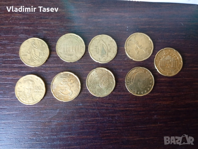 Колекция евро монети