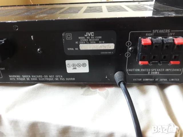 РЕСИЙВЪР JVC RX-150BK Receiver, снимка 9 - Ресийвъри, усилватели, смесителни пултове - 55954312