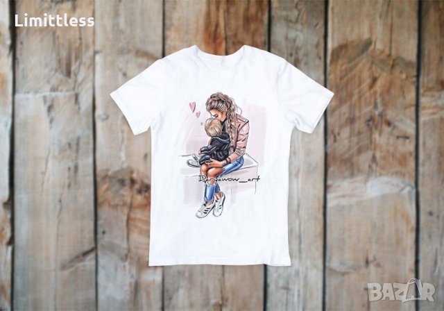 НОВИ МОДЕЛИ ТЕНИСКИ ЗА МАЙКА И ДЪЩЕРЯ , снимка 7 - Детски тениски и потници - 29581770