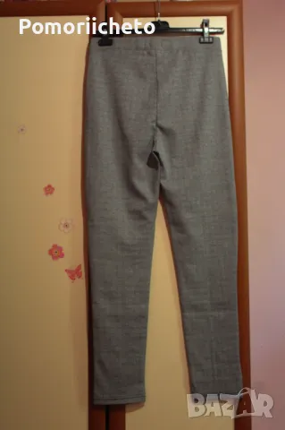 Плътен клин тип панталон в черно и бяло, снимка 5 - Клинове - 47412479