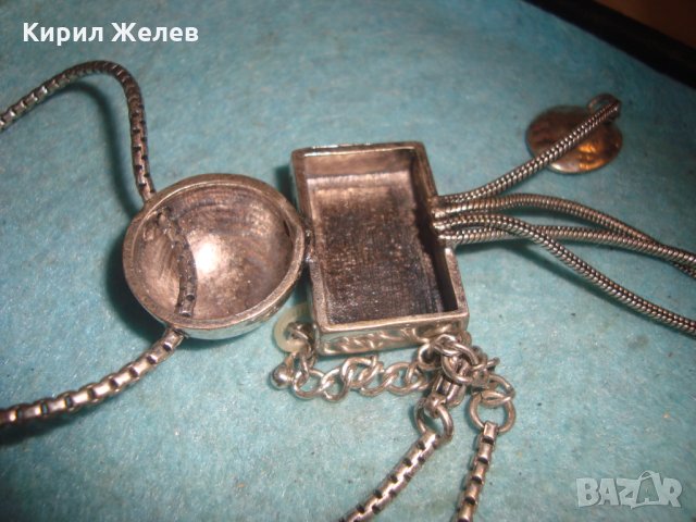 ПОСРЕБРЕН СЕДЕФЕН АРТ ФЕШЪН МЕДАЛЬОН КОЛИЕ с КРАЛСКИ СЕДЕФ 17490, снимка 10 - Колиета, медальони, синджири - 35272227
