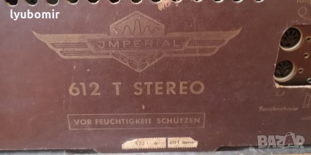 Imperial 612 t stereo, снимка 8 - Ресийвъри, усилватели, смесителни пултове - 33698763