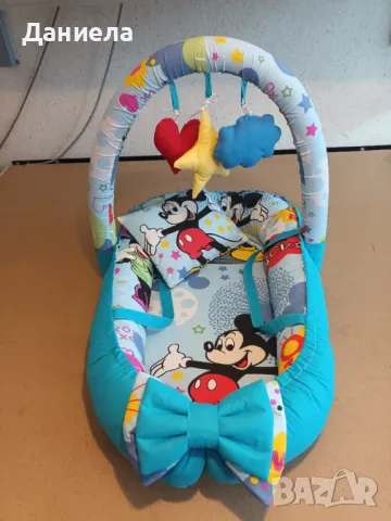 Бебешко гнездо с арка за играчки, снимка 5 - Бебешки легла и матраци - 33214642