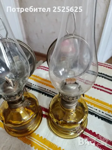 Чифт газени лампи, снимка 3 - Антикварни и старинни предмети - 56449106