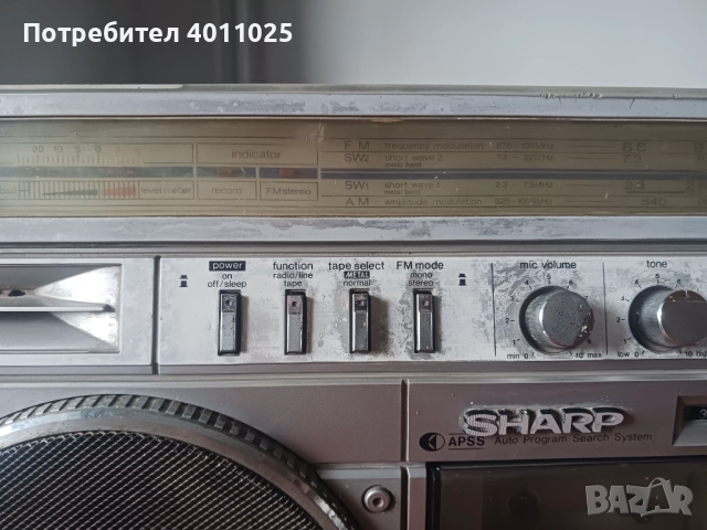 Sharp gf-8787 за части, снимка 8 - Радиокасетофони, транзистори - 51608830