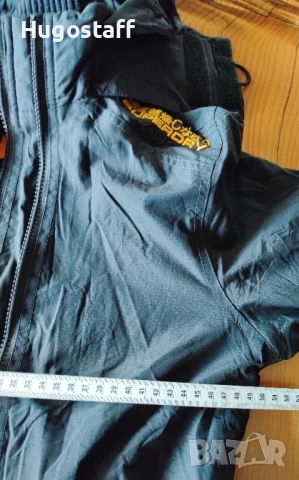Оригинално Зимно яке ветровка качулка SUPERDRY М, снимка 8 - Якета - 52078570