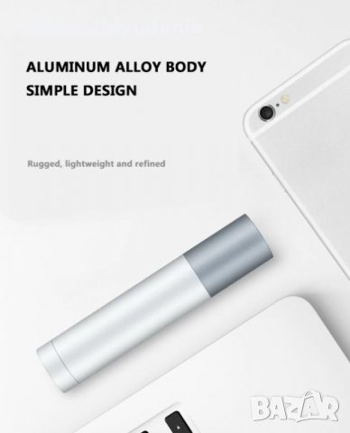 8000 Лумена XM-G Q5 LED Zoom 3 Режима Вградена Презареждаема Батерия 14500 1200mA Водонепромокаемост, снимка 7 - Прожектори - 30661119