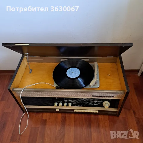Ретро радиограмофон VEF Radio, снимка 2 - Антикварни и старинни предмети - 55961455